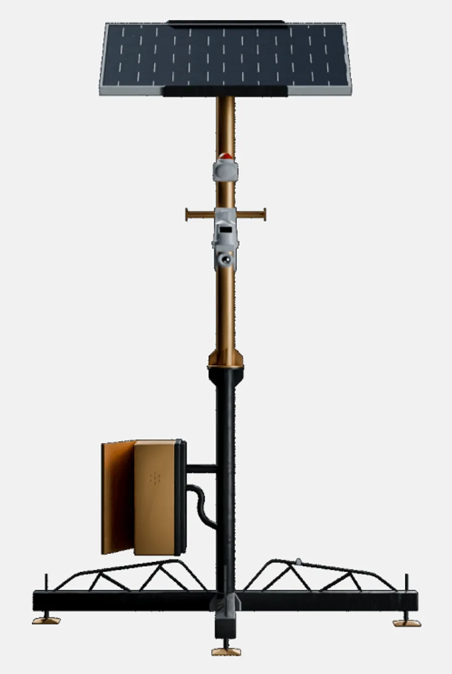 Kallon solar-powered AI sentry tower
